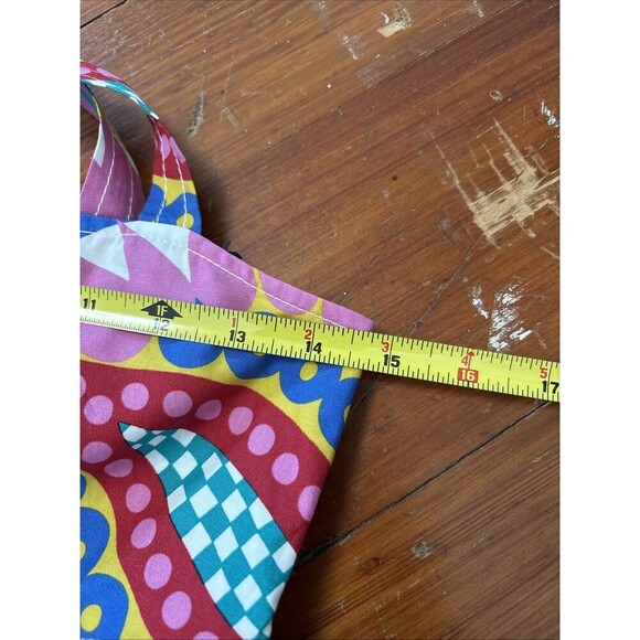 NWT J. Crew Tabitha Ratti Apron Kaleidoscope Floral Poplin Tiered Maxi Dress 00 - Picture 5 of 6